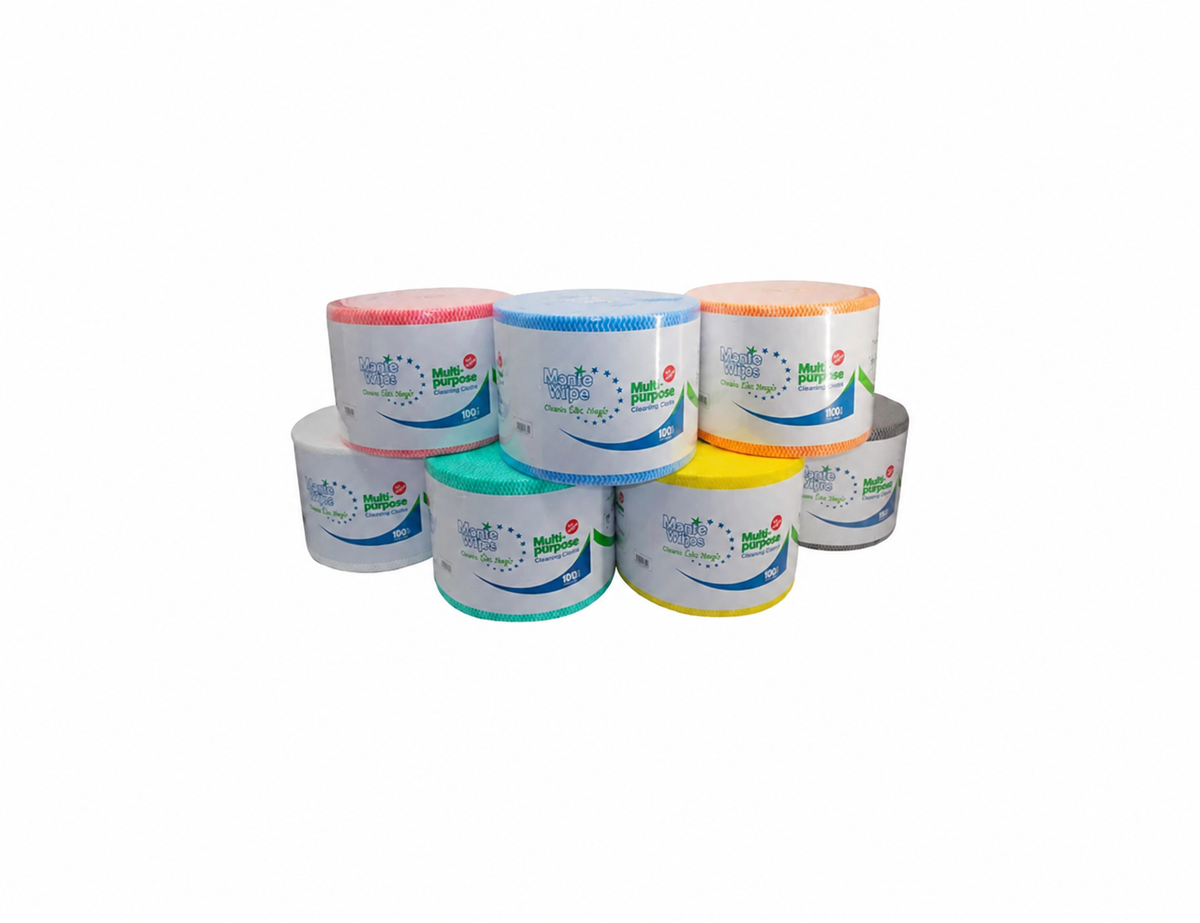 Jumbo Spunlace Rolls (Magic Wipe)