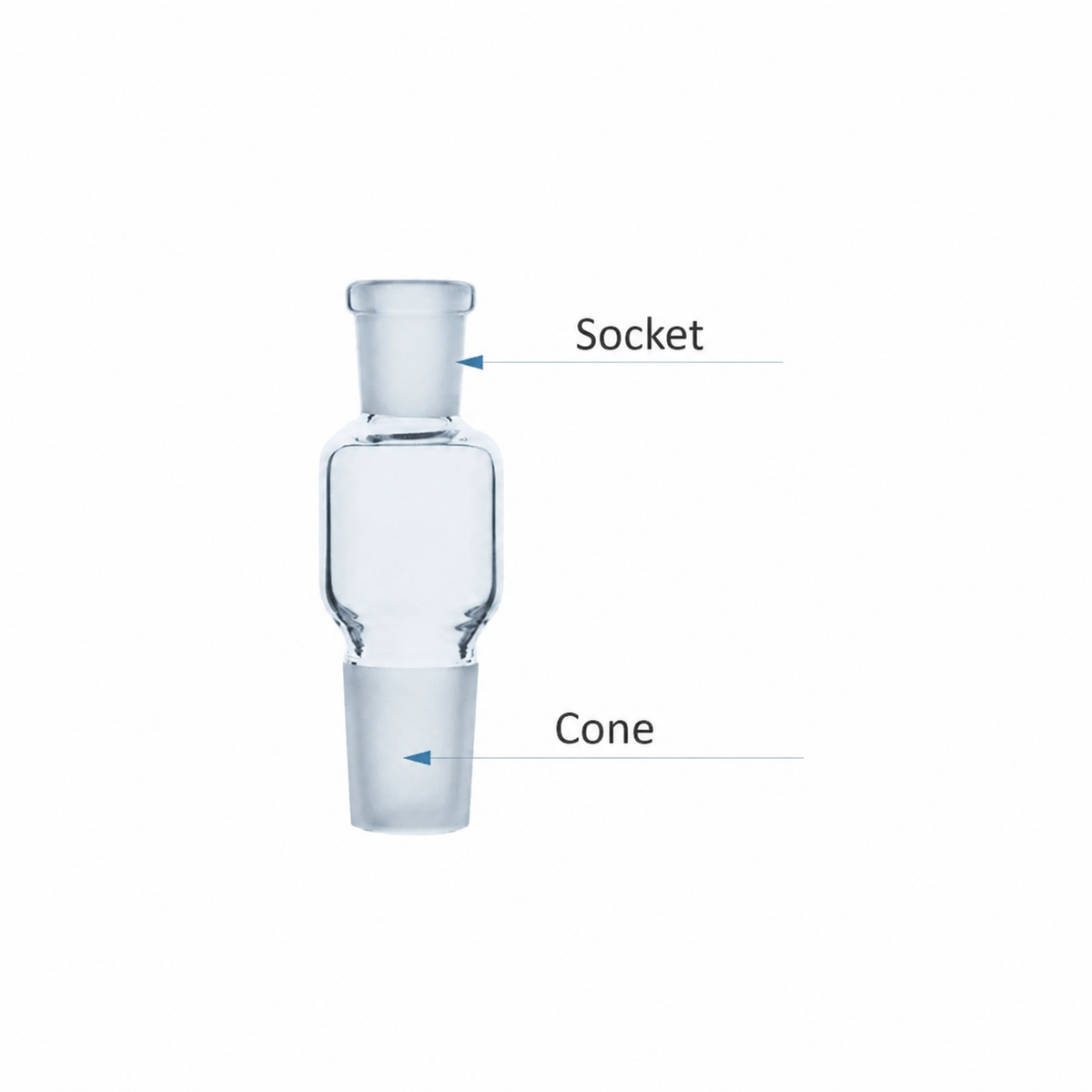 Clear Glass Reduction Adapter